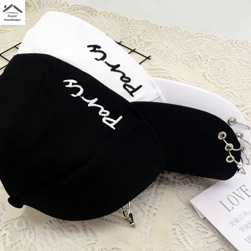 Mũ Lưỡi Trai Che Nắng Mùa Hè Có Dây Xích Ba Vòng Nhẫn Thiết Kế Thoải Mái Dễ Mang Theo Khi Đi Cắm Trại Ngoài Trời