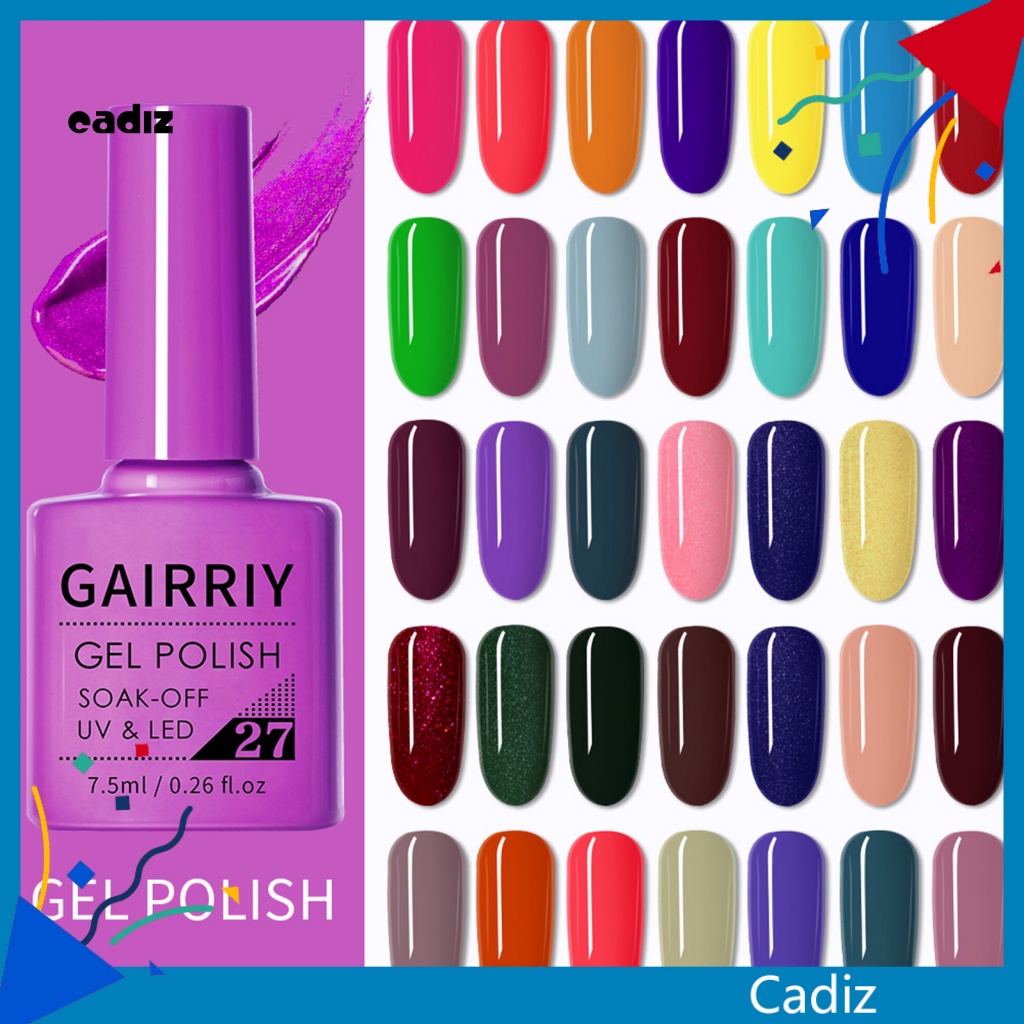 Sơn Móng Tay Dạng Gel UV Bóng Nhẹ DIY