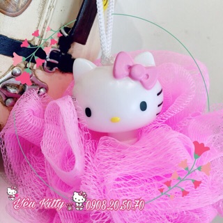 BÔNG TẮM 3D HELLO KITTY