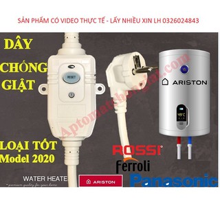 DÂY CHỐNG GIẬT BÌNH NÓNG LẠNH ( chống dò điện từ máy nước nóng ELCB ) - loại tốt mẫu mới 2020-2021