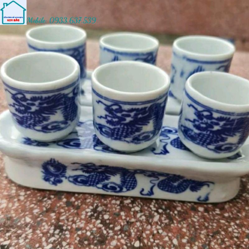 Chung cúng nước bàn thờ bộ 3, bộ 5