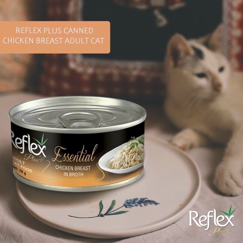 Pate mèo siêu hấp dẫn REFLEX lon xịn 70gr