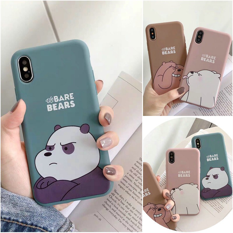 Ốp lưng Huawei P20 P30 Pro Mate 20 Y9s Nova 2i 3i 3e Y6 Y7 Pro Y9 Prime 2018 2019 Honor 7A Y5p Y6p Y7p 2020 Cartoon Bear Soft Case