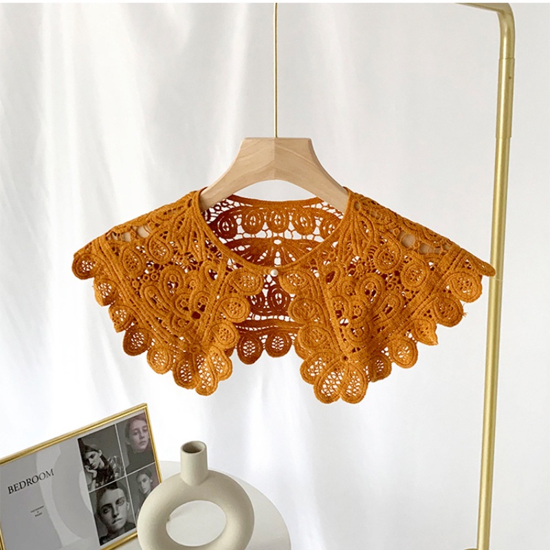 Khăn Choàng Cổ Vải Lụa Phối Ren Chống Nắng Thời Trang Cho Nữ