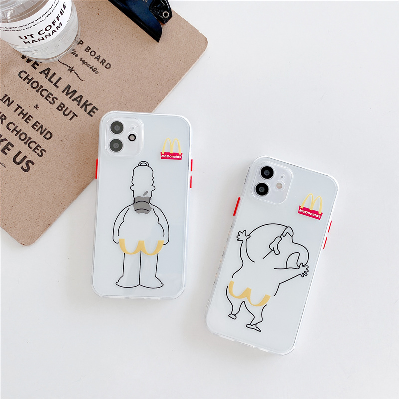 In bên hông Các nút màu, vỏ điện thoại di động màu chống rơi, thích hợp cho iPhone 7/7 Plus / 8/8 Plus / x / xs / XS MAX / 11/11 Pro / 11 PRO MAX 12ProMax