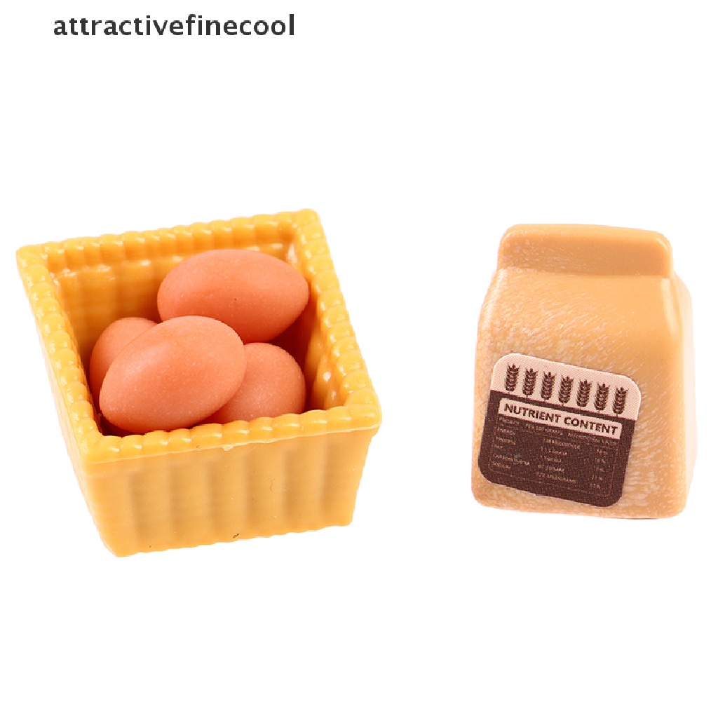 Set 9 Quả Trứng Mô Hình Mini Tỉ Lệ 1 / 12 Dùng Để Trang Trí Nhà Búp Bê