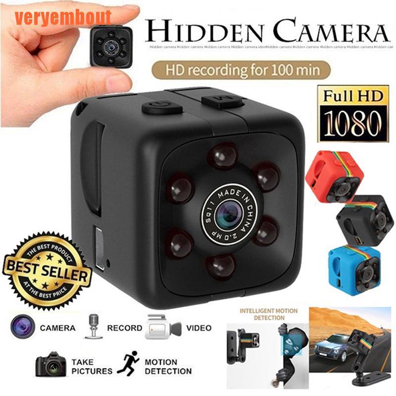 SQ11 1080P MiniCamera Sport DV Infrared Night Vision Camera Car DV Digita