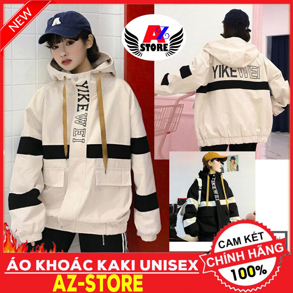 (FREESHIP) ❤ (Đủ Size M,L,XL) ÁO KHOÁC KAKI, ÁO KAKI UNISEX NAM NỮ MỚI