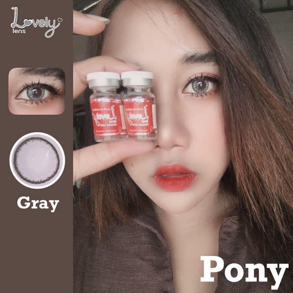 Lens mắt xám Pony " GIÁ CỰC SỐC" siêu mỏng, đeo siêu êm