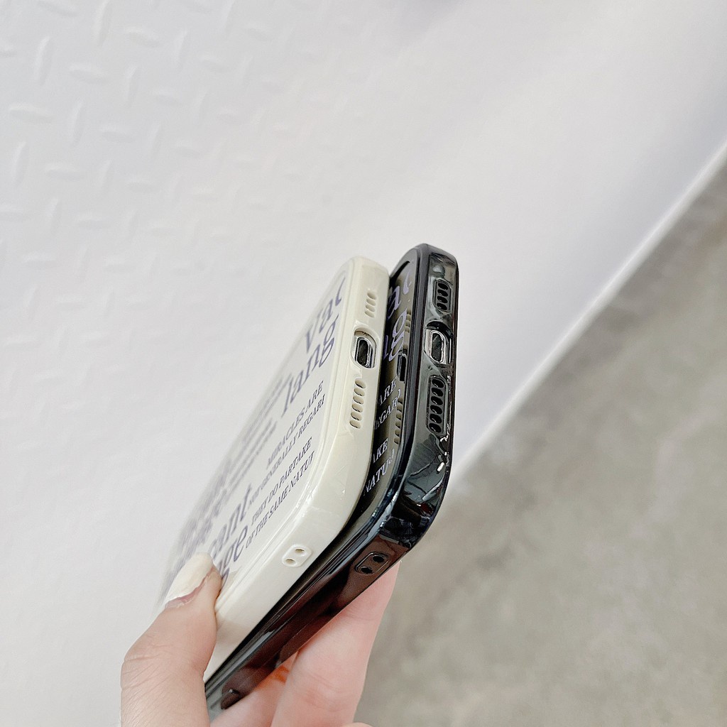 Ốp Điện Thoại Silicon In Chữ Tiếng Anh Cho iPhone 14 PLUS 13 PRO 12 MINI 11 XR 6S XSMAX 7 8 SE2020 X 6PLUS XS