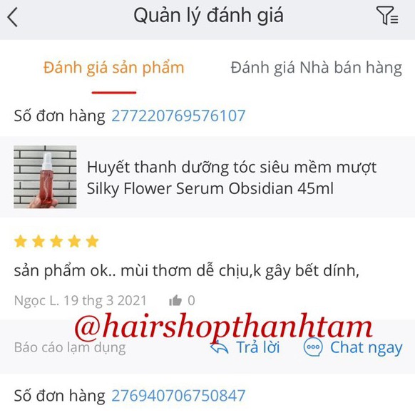 Huyết thanh dưỡng tóc siêu mềm mượt Silky Flower Serum Obsidian 45ml