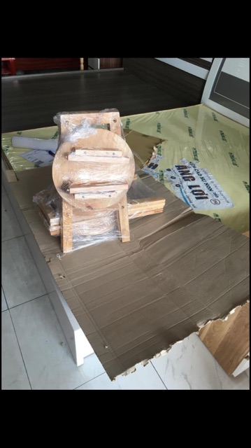 Ghế đôn gỗ 60cm