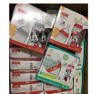 Hộp 3 bình sữa Nuk 300ml disney