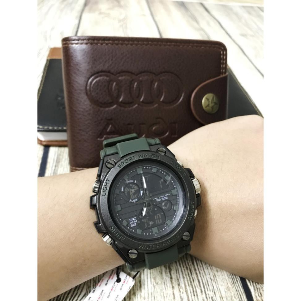 Đồng hồ thể thao nam SANDA dây khớp nhựa vòng cung SD03 FASHION_WATHCES | BigBuy360 - bigbuy360.vn