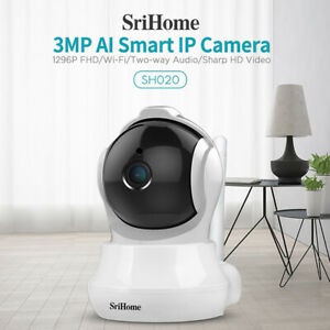 Camera Srihome SH020 - 3MP FHD - Kết nối wifi - Đàm thoại hai chiều - Phát hiện chuyển động