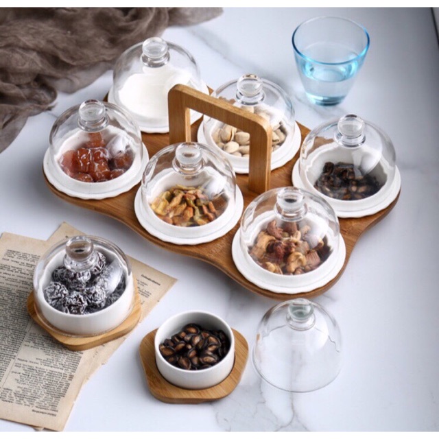 Khay đựng mứt chữ nhật 04