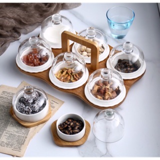 Khay đựng mứt chữ nhật 04