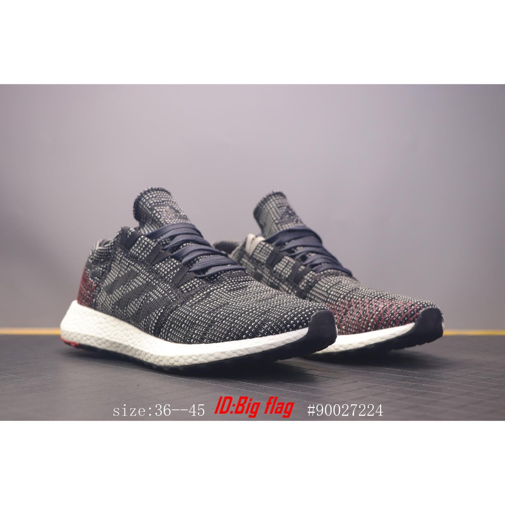 Giày Thể Thao Màu Trắng Đen Cá Tính Của Adidas Pure Boost Clima