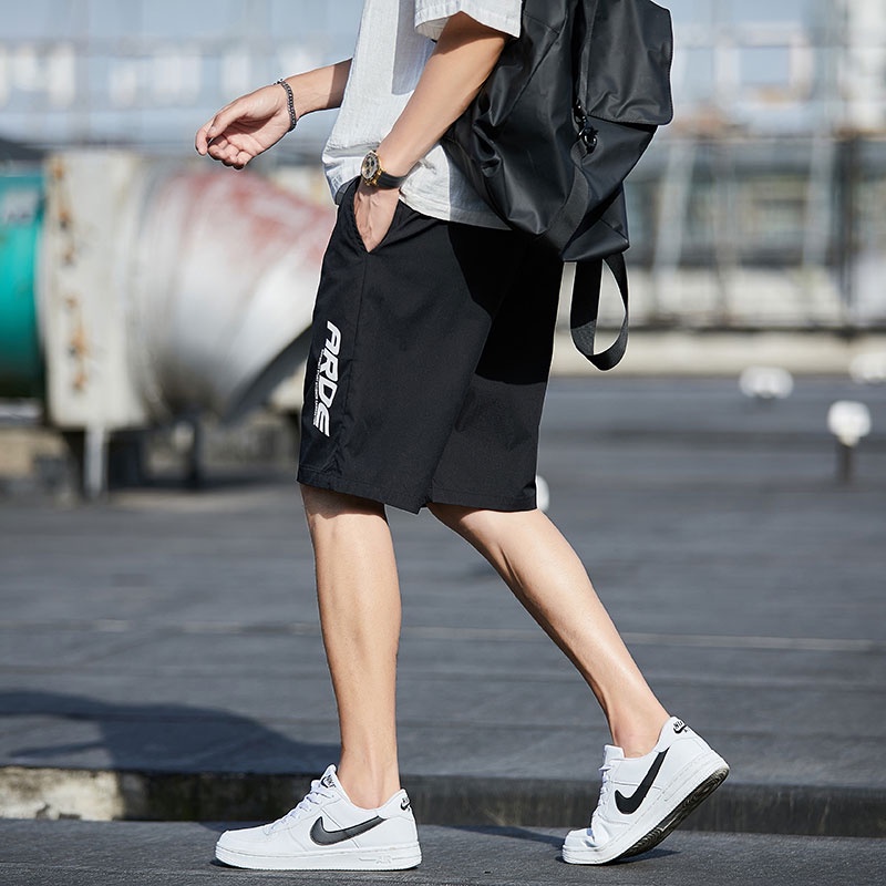 Quần short thể thao ống rộng thời trang mùa hè dành cho nam