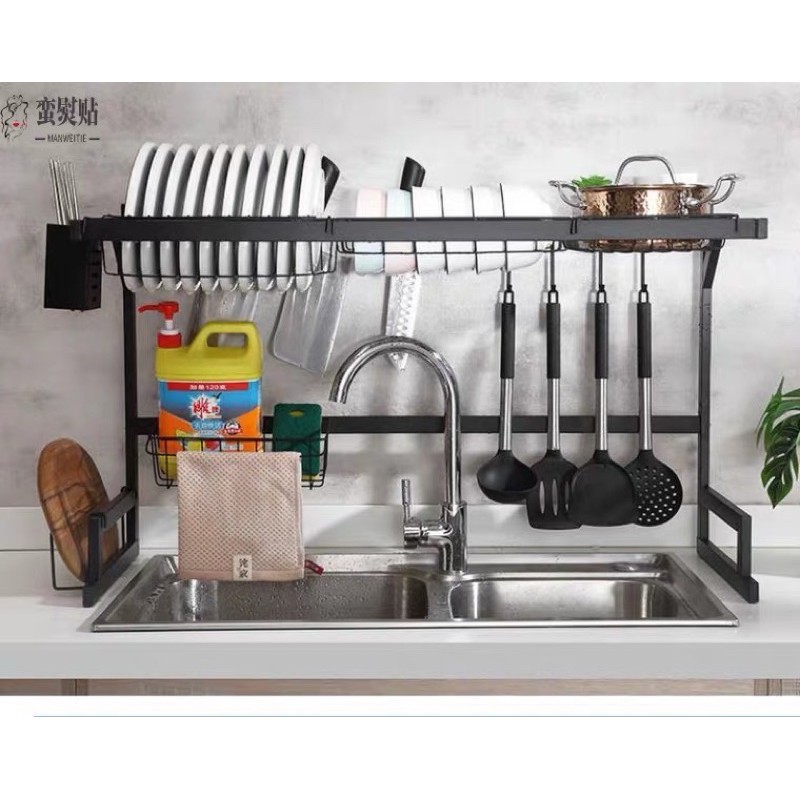 Kệ để bát đĩa, kệ bồn rửa bát đa năng NT-5595, Thép/Inox không gỉ | BigBuy360 - bigbuy360.vn