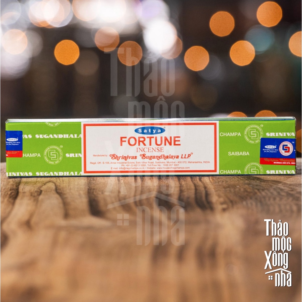 FORTUNE - Thanh hương Satya Bảo Toàn Sự Thịnh Vượng - THẢO MỘC XÔNG NHÀ