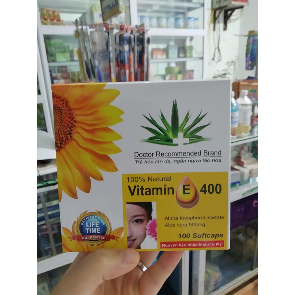 Vitamin E nha đam cho làn da mịn màng TƯƠI TRẺ