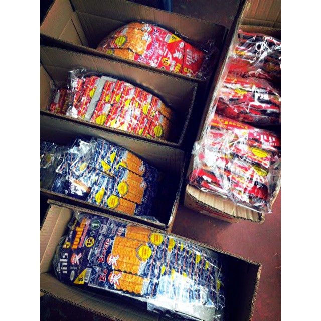 Dây 13 Gói Snack Mực Tẩm Gia Vị Cay Ngọt Bento (6g / Gói) - Màu Đỏ | BigBuy360 - bigbuy360.vn