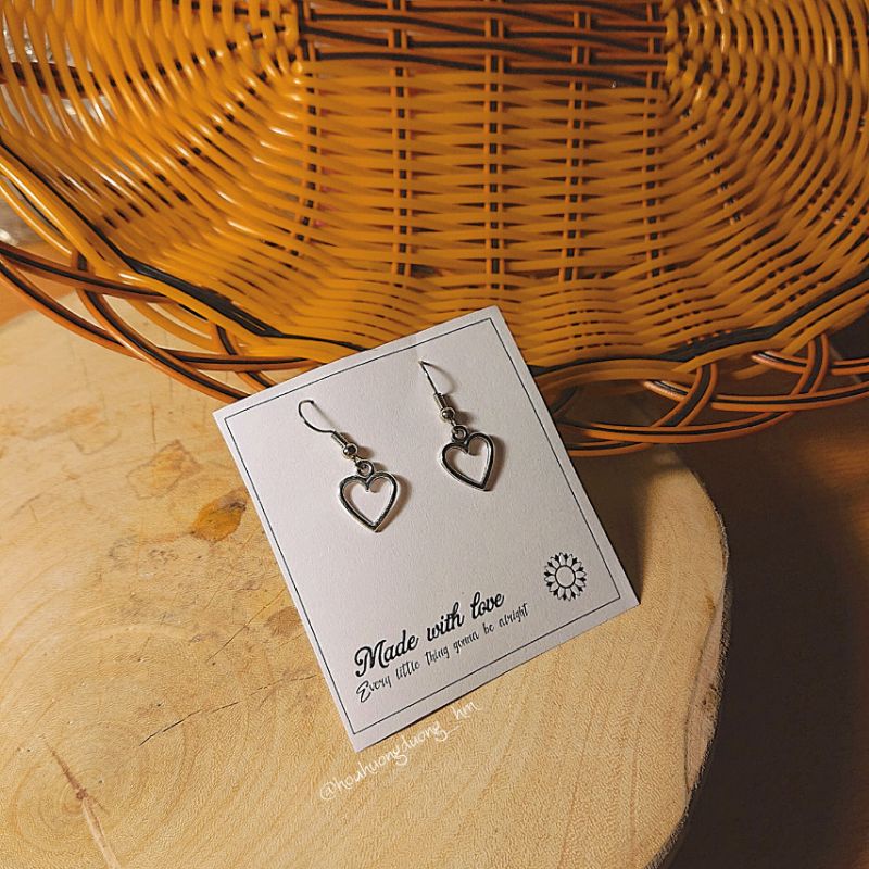 SET NGUYÊN LIỆU HANDMADE DIY TỰ LÀM 1 ĐÔI BÔNG TAI HOA TAI TRANG SỨC HANDMADE