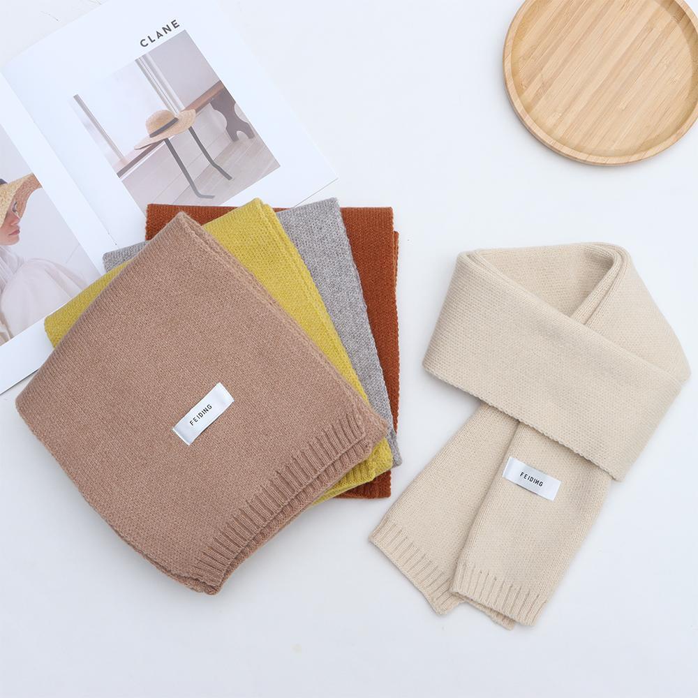 Khăn Choàng Cổ Dệt Kim Dày Dặn Dễ Thương Cho Nữ