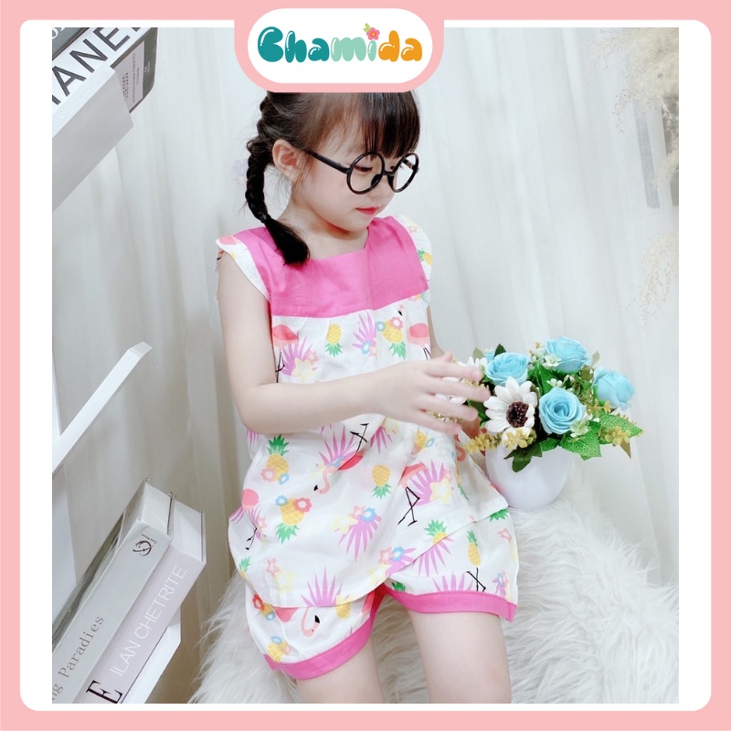 Bộ lanh lụa bé gái BG06 size từ 6 – 18kg, Hàng Chuẩn Loại 1, Chất lanh xịn, đẹp,mềm mịn cực mát cho bé yêu