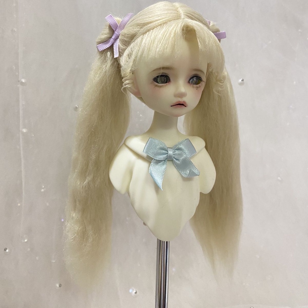 Bộ Tóc Giả 8 Điểm Cho Búp Bê bjd6 8 Điểm ob11 Kích Thước 9-18 cm 9-18 cm Kích Thước Có Thể Be 9.13