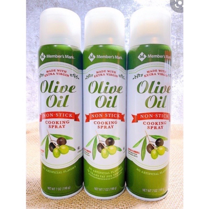 Dầu Ăn Kiêng Dạng Xịt Olive Oil (Dầu Ô Liu  ) 7 Oz Member's Mark - Hàng Cao Cấp
