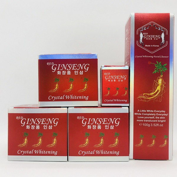 BỘ MỸ PHẨM NÁM, TÀN NHANG NHÂN SÂM GINSENG HÀN QUỐC MỚI