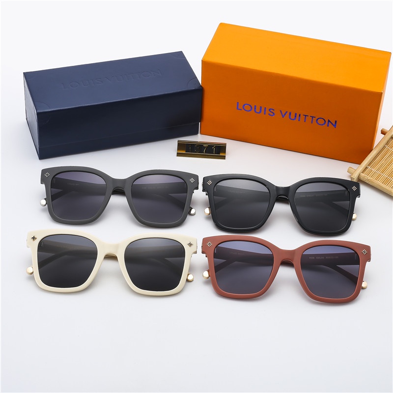 Kính Mát Phân Cực Hiệu LV Kèm Hộp Đựng Dành Cho Nam Và Nữ