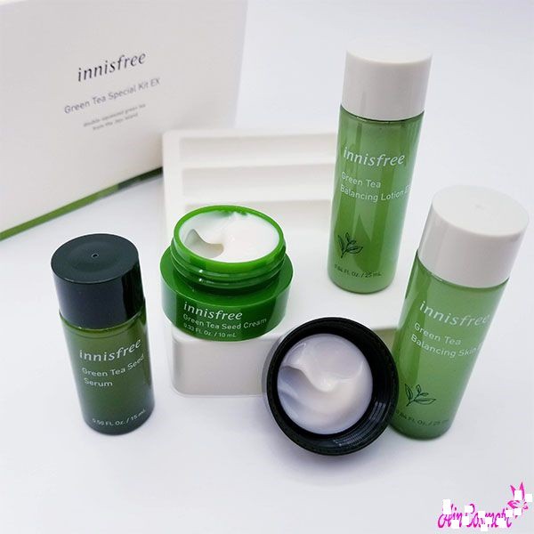 [Hàng Auth Hàn Quốc] Bộ dưỡng da - Bộ dưỡng ẩm chiết xuất từ lá Trà Xanh Innisfree Hàn Quốc Mẫu Mới | BigBuy360 - bigbuy360.vn