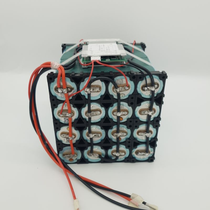 Achun.vn - KHỐI PIN SẮT 33140 - 4S - 12.8V - 30AH/60AH MẠCH XẢ 100A CÙNG CỔNG SẠC & XẢ