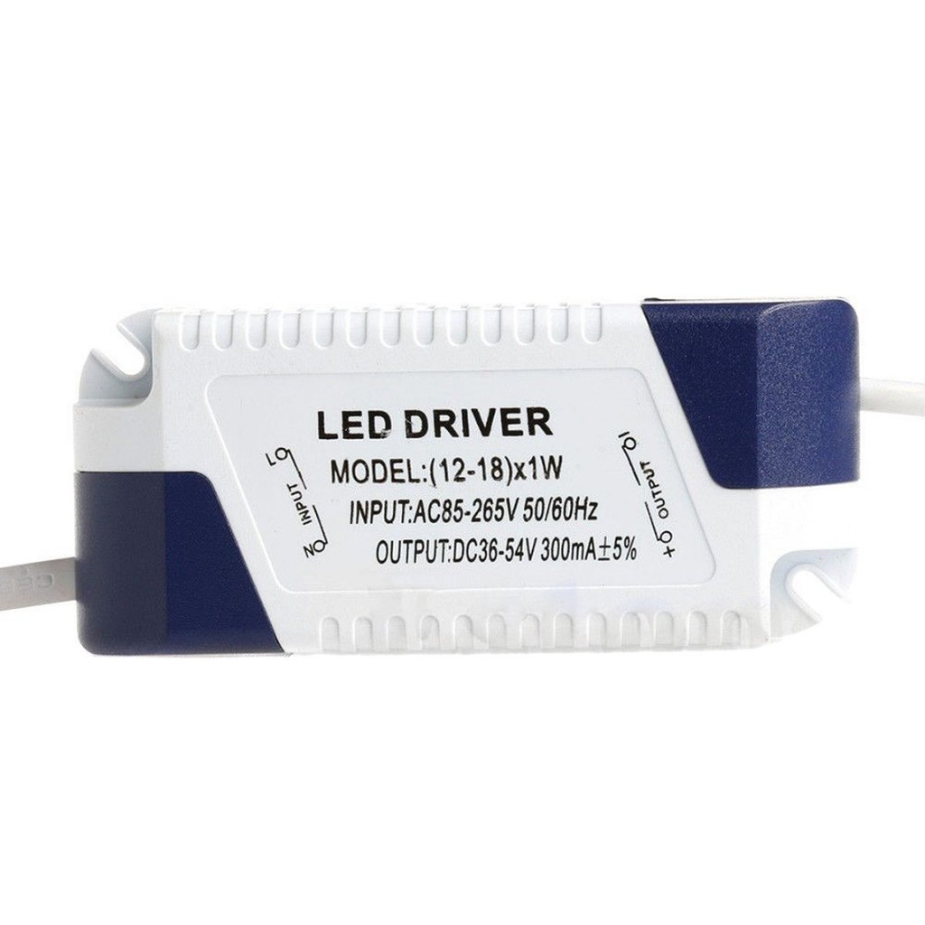 Driver đèn led 3W-25W AC85-265V vỏ nhựa dòng điện 300mA