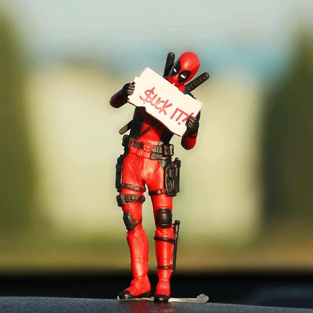 Mô hình nhân vật Deadpool mini thiết kế sáng tạo trang trí nội thất xe hơi