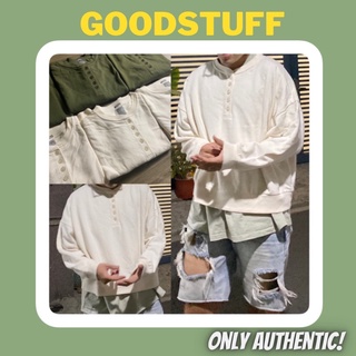 áo Khoác nỉ GAP Authentic dáng Crop Henley