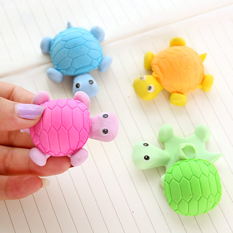 Gôm tẩy chì dễ thương hình chú rùa VPPT&amp;T cute thích hợp làm quà tặng GT0236