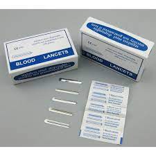 Kim Chích mụn,máu Blood Lancet hộp 200c