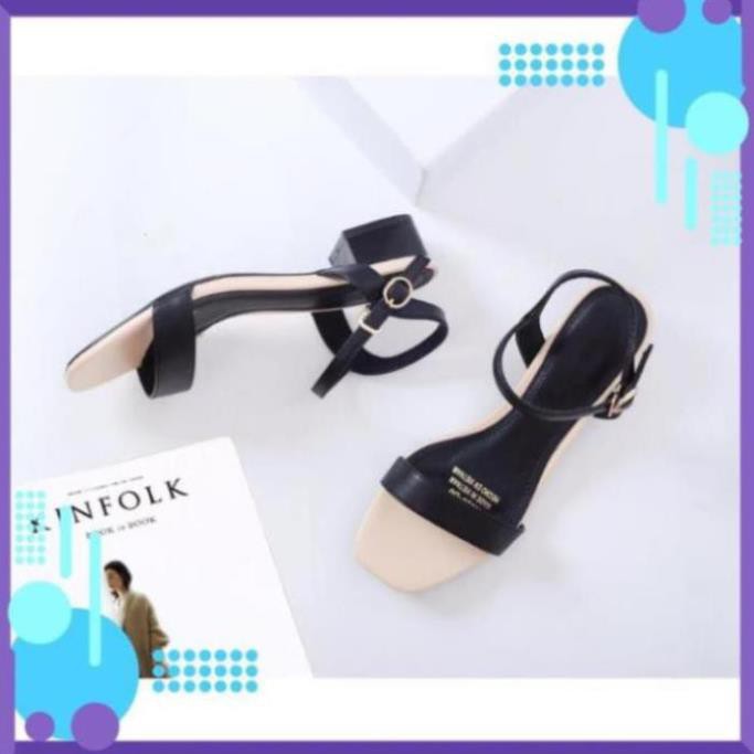 Giày sandal bảng ngan cao 3cm size lớn 40 41 42 43 - hagiang.dbh (duongnoi12)