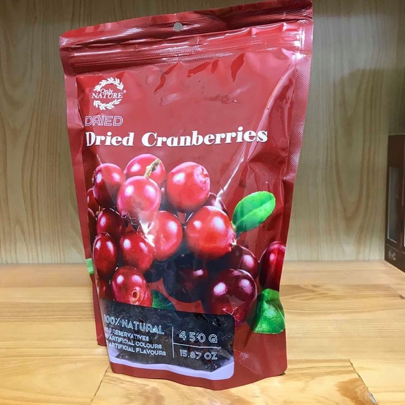 Nam Việt Quất Sấy Khô Only Nature túi 120g