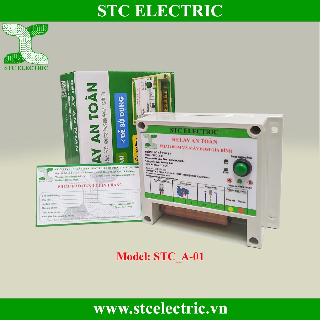 Combo Rơ le an toàn phao điện và phao điện JY-70AB