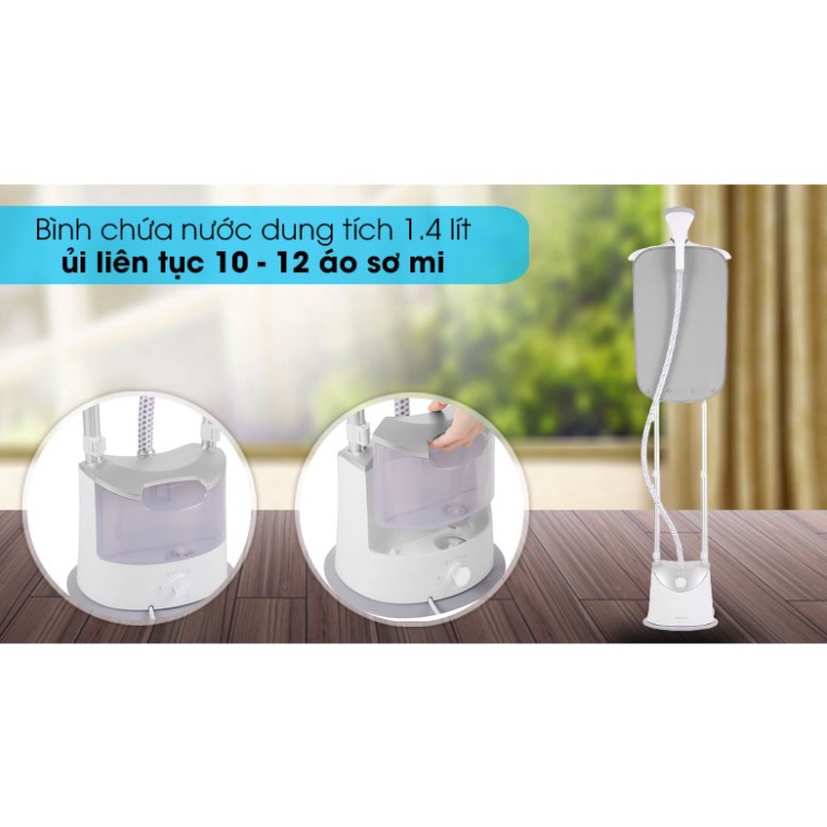 Bàn Ủi Hơi Nước Đứng Philips GC487/89 (1800W, 3 Chế Độ) - Bảo Hành Chính Hãng 2 Năm