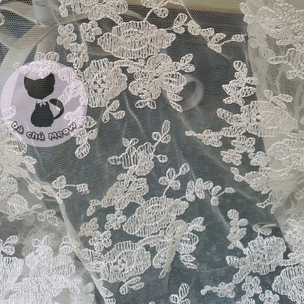 Set Vải Khúc Voan Thêu Hoa Cao Cấp