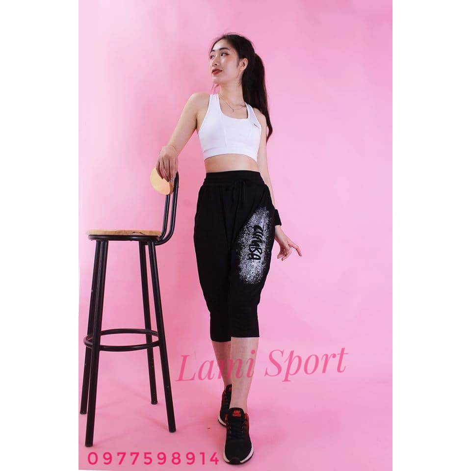 đồ tập gym yoga zumba aerobic nữ quần zumba vải thun co giãn trên shopee