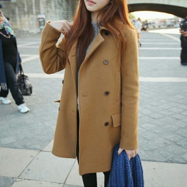 Áo dạ dáng dài hot rất Hàn