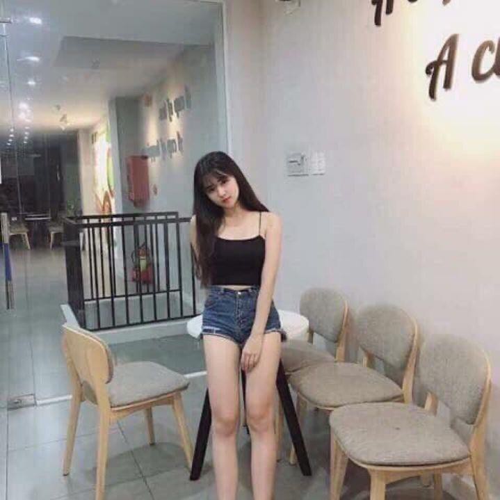 Áo Crop top nữ 2 dây siêu đẹp