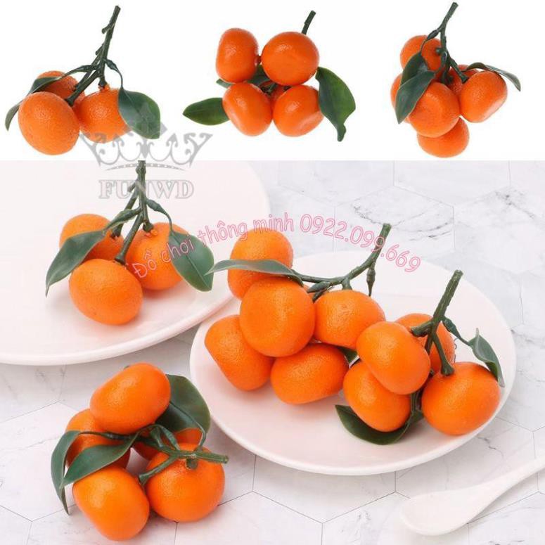 Chùm quất giả, quýt giả - Trái Cây Giả Dùng Trang Trí Nhà Cửa